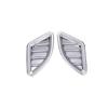 Cover Trim For BMW 5 Series G30 Dashboard Side Outlet Vent Matte Silver 2018-22