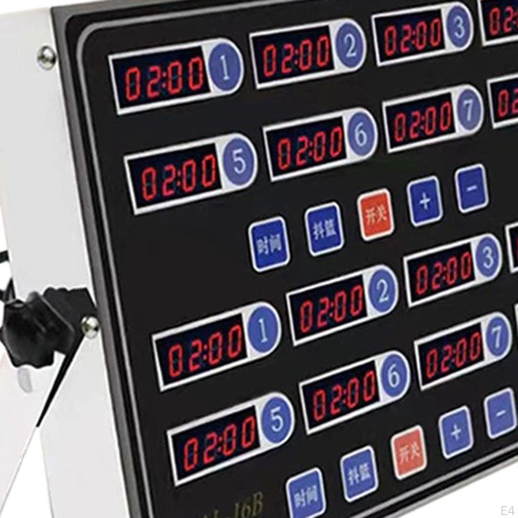 Digital Kitchen Timer Multi Channels Baking Clock Restaurant Timers for Home