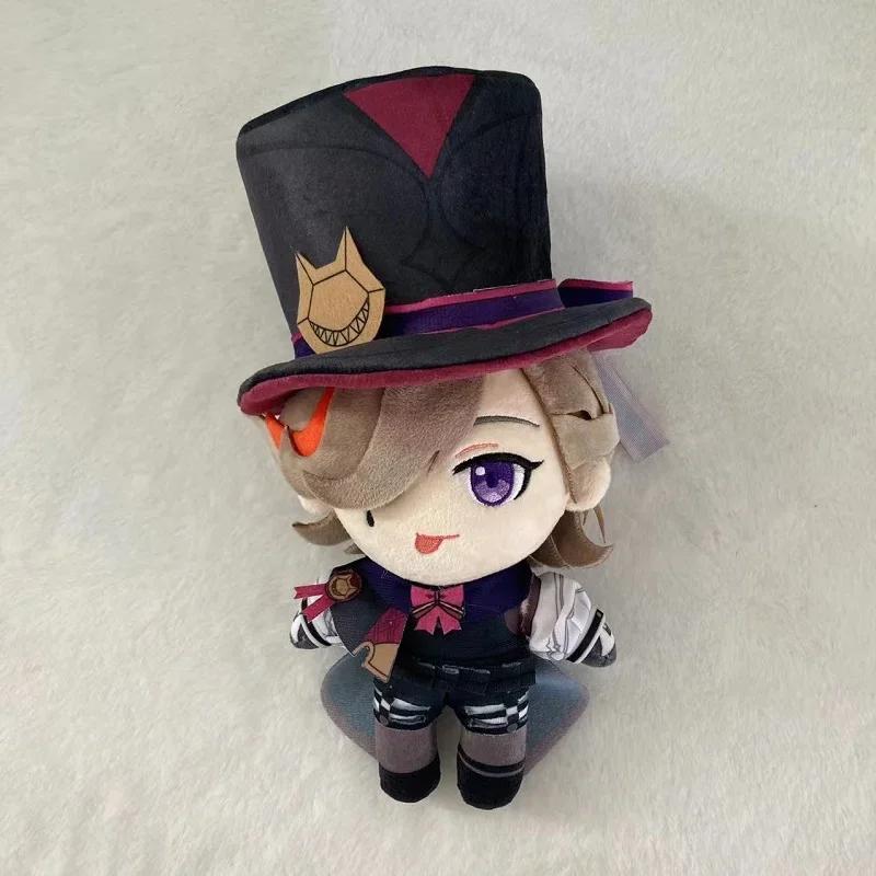 

20cm Genshin Impact Plush Doll Toy Lyney Anime Cosplay Cute Soft Stuffed Pillow Christmas Halloween Gift