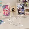 1/2pcs Acrylic Photo Display Stand Wedding Holiday Party Polaroid Badge Frame Business Card Holder Desktop Painting Transparent