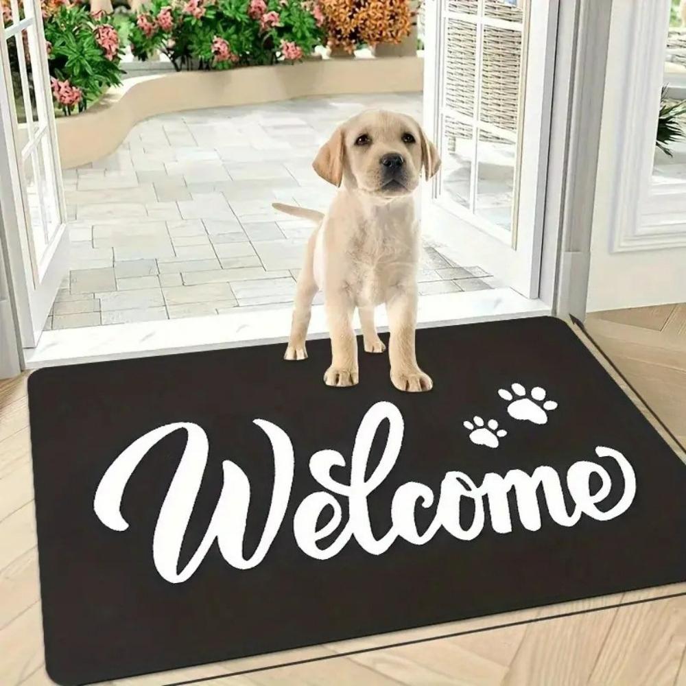 Sweet Home Welcome Doormat Please Remove Your Shoes Entrance Rug Non Slip Mat Cozy Home Living Room Bedroom Entryway Floor Mat
