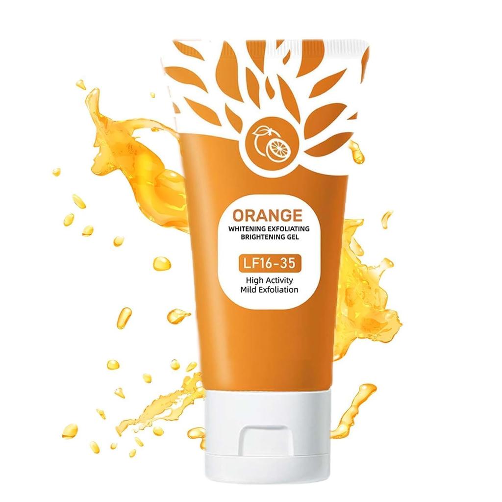 Gel Esfoliante Sbiancante Arancione Whimsical LF16-35 - Gel Delicato per Peeling per Pulizia Profonda del Viso, Rimozione Cellule Morte, Cura dei Pori e Pelle Liscia e Luminosa