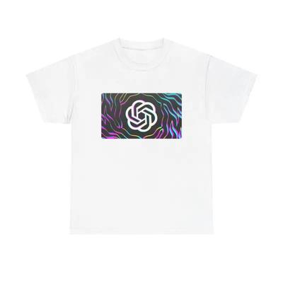 Chatgpt Logo Art Graphic T Shirt Minimal Open Ai Artificial Intelligence Tee
