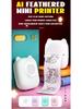 AI Children's Sticker Printer: Smart Voice & Image Generation Toy