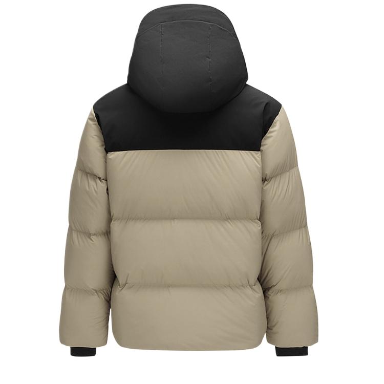 Skechers Solid Color Loose Fit Hooded Warm Down Jacket Men outerwear P425M165-05F0
