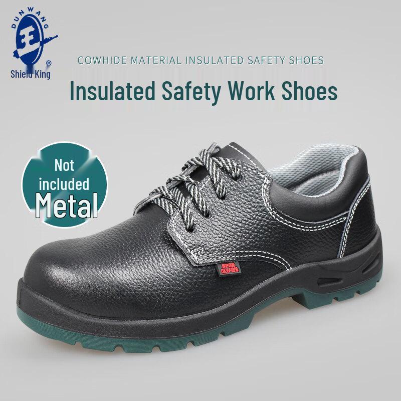 Dunwang 4381 6KV Insulated Leather Safety Shoes 36