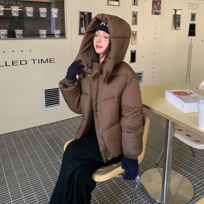 New Cotton-padded Jacket Women's Winter Short Padded Cotton-padded Coat Korean Version of Loose Design Cotton-padded Jacket Casual Coat.