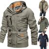 Men's Waterproof Jacket Hooded Soft Shell For Outdoor Hiking And Tactical Adventures