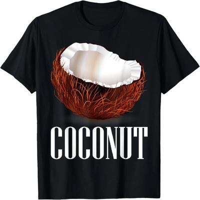 Womens Coconut Short Sleeve Top Coconut Mens Graphic T-Shirt