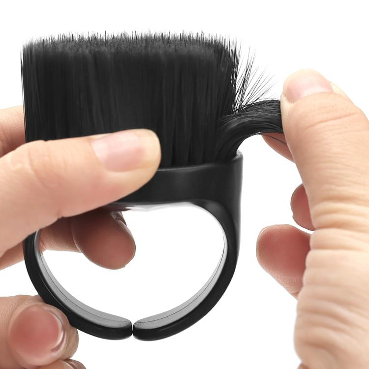 New Design Salon Hair Shampoo Brush Plastic Nylon Head Massage Brush Retro Beard Styling Ring Hair Brush