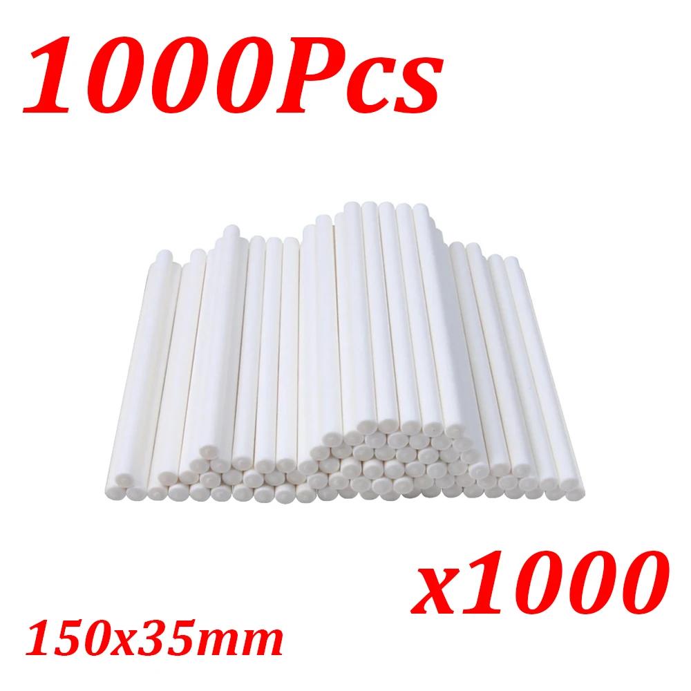 100-1000Pcs Paper Lollipop Stick Plain White Candy Lolly Pop For Party Dining Diy Making Chocolate Sucker Sticks Cake Lollipop