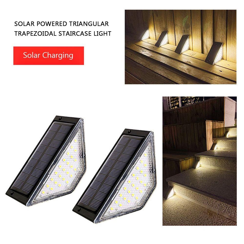 Warm Light Solar Step Lamp LED Outdoor Floor Light High Quality Stair Light  Garden Path