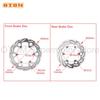 For KTM HUSQVARNA GASGAS Motorcycle Front 260mm Rear 220mm Brake Disc Rotor 6 Holes Steel Plate SX SXF XC XCF EXC EXCF XCW FC TE