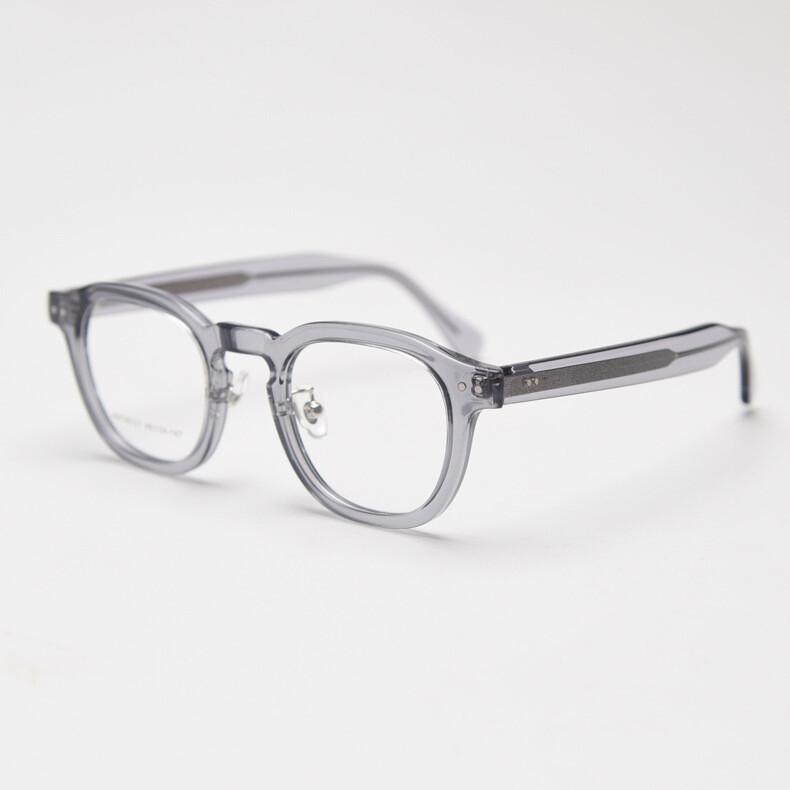 Acetate Reading Glasses Ultralight Anti Blue Light Round Eyewear For Men And Women Hyperopia Eyeglass Frame New