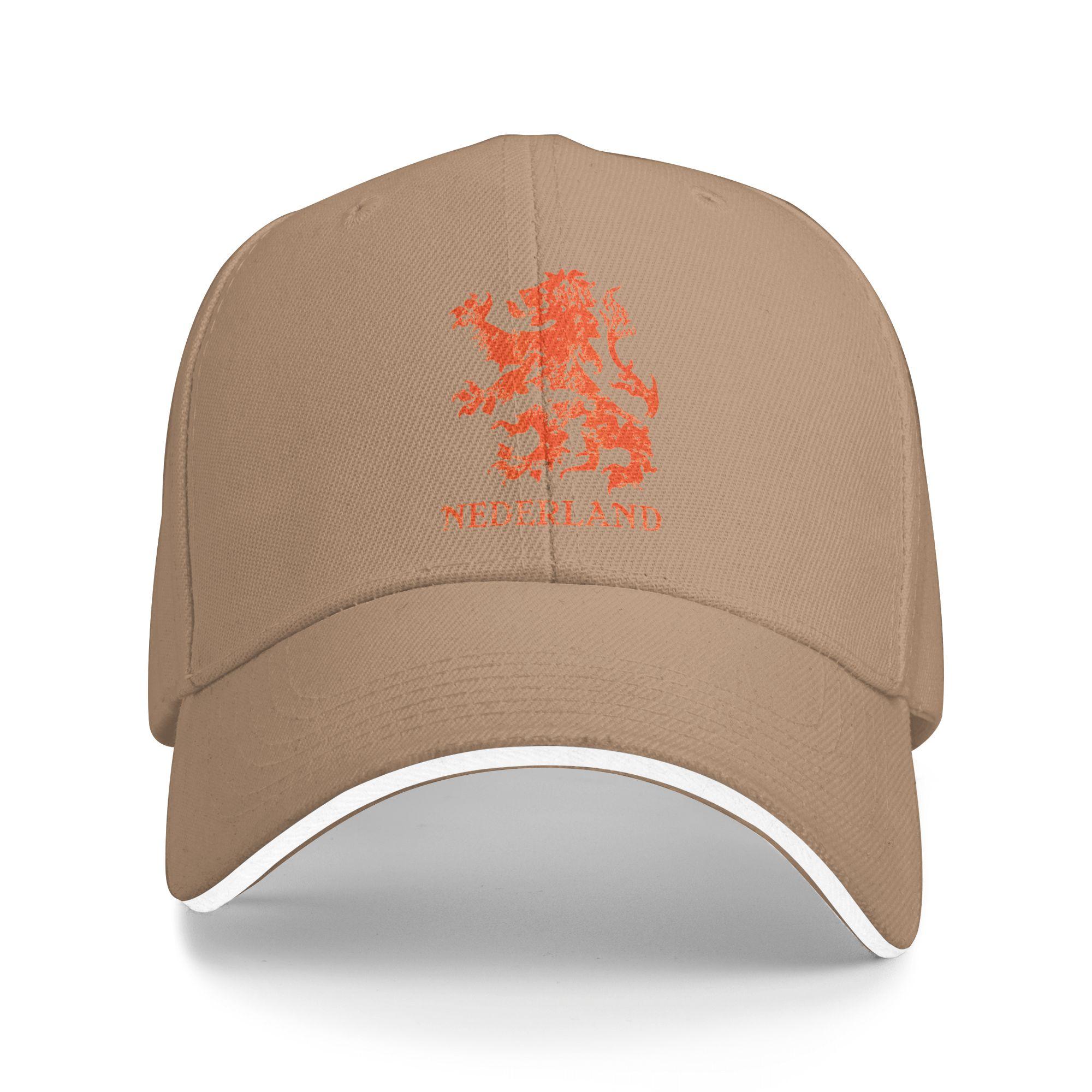 

Netherlands Nederland Dutch Lion Casual Baseball Cap Outdoor Sports Hip Hop Hats Summer Female Male y2k Cute Snapback Cap One Size