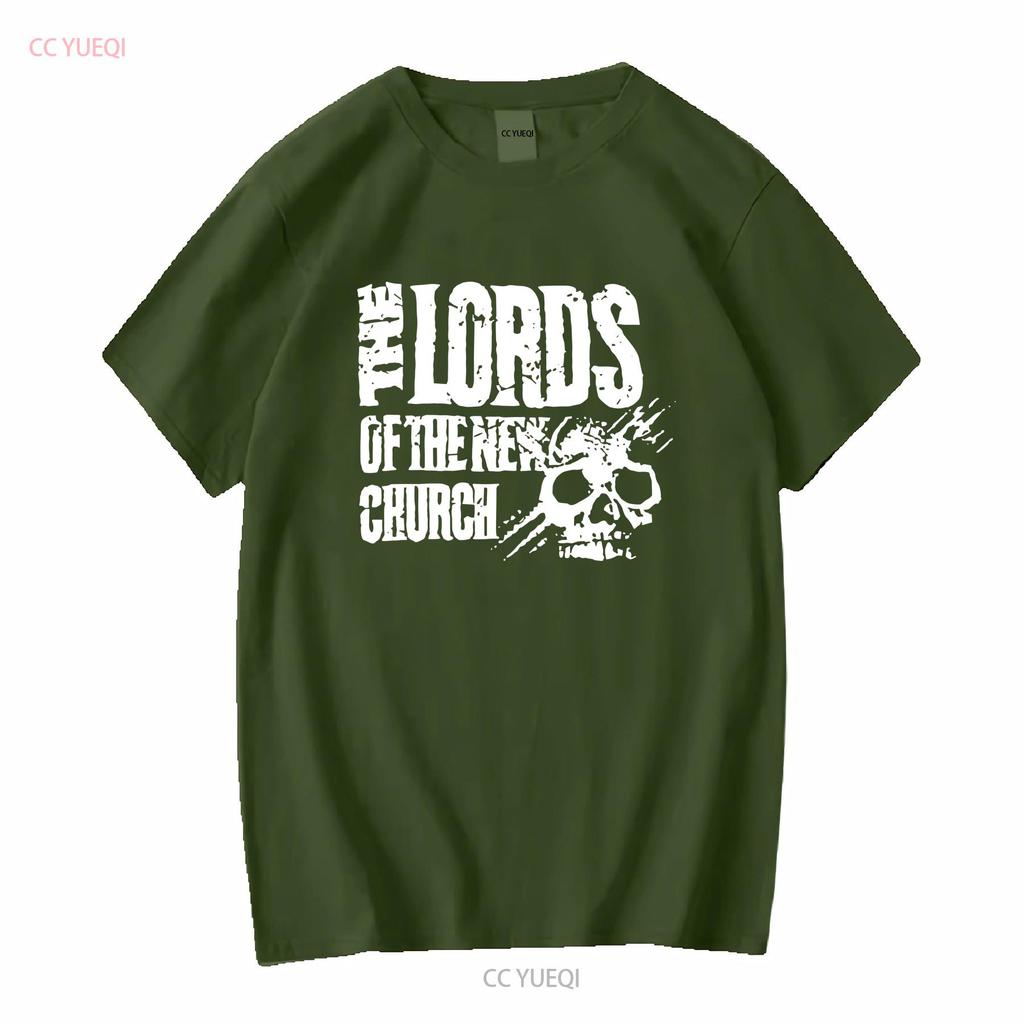 Lords of The New Church T Shirt gift for rock fan TE5230 vintage Washed Casual homme Top For Everyday Wear designer clothes