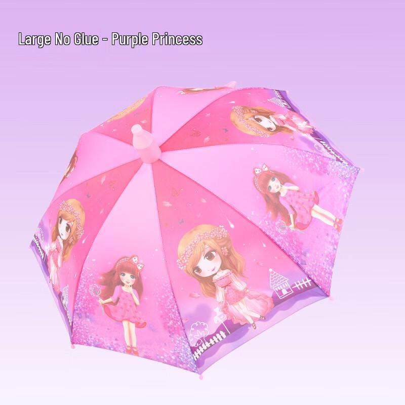 Children's Cartoon Semi-Automatic Stick Umbrella