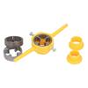 6PCS Set Thread Maker Tool Pipe PVC Threader Plumbing Tool with 1 2in 3 4in 1in NPT Dies
