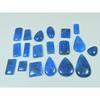 280Cts. Natural Blue Apatite Mix Shape Cabochon Loose Gemstone 20 Pcs Lot C-3033