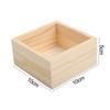 1 Pcs Wooden Tray Set Storage Box Modern Home Decor Square Succulent Organizer Square Storage Box Home Accessories
