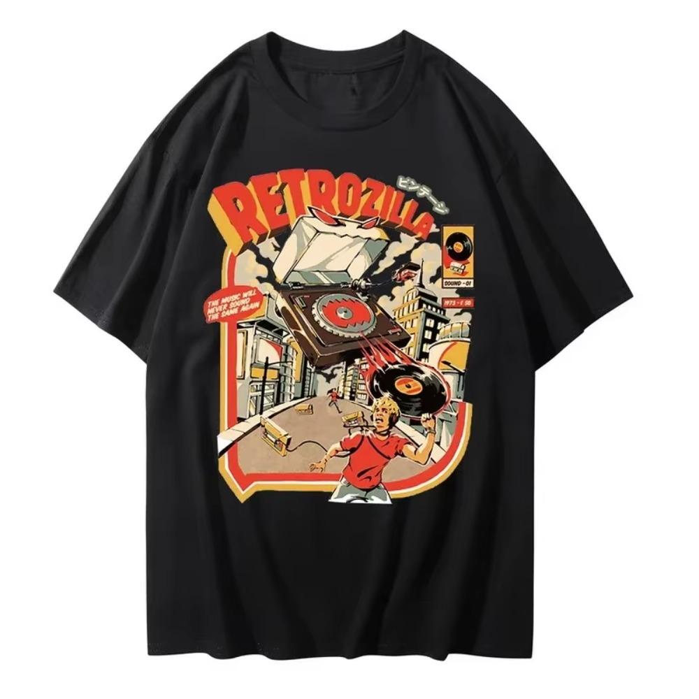 

Китайский стиль Крутая мужская рубашка с коротким рукавом, забавный принт, футболка и топ европейского размера, мужская футболка XXXXXL чёрный