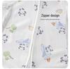 Spring Cotton Baby Sleeping Bag Pajamas: Long Sleeve Split Leg with Zipper