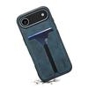 DENIOR For iPhone Air Case Elastic Card Holder PU Leather+TPU+PC Phone Cover