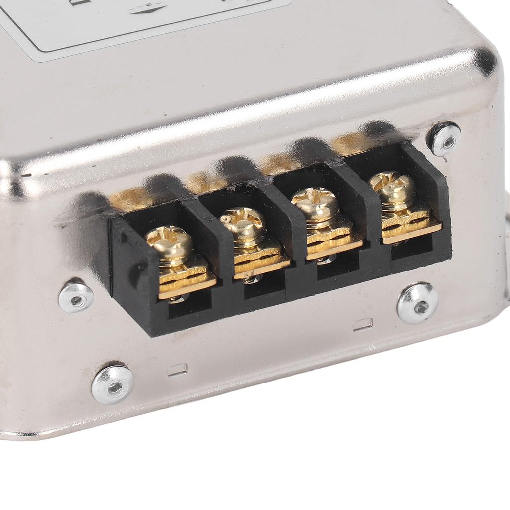 3 Phase 3 Wire Filter Terminal Block Power EMI Filter Noise Suppressor Filter AC250V 440V 50/60Hz