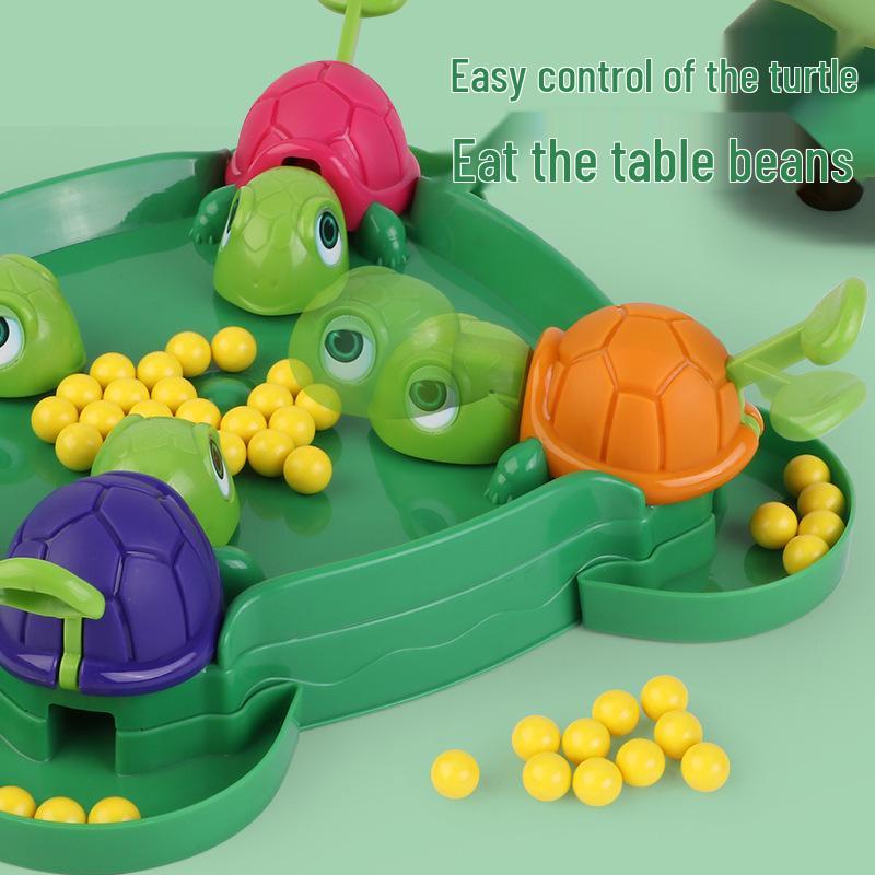 Duo Interactive Kids' Turtle Bean-Eating Game: Parent-Child Educational Fun