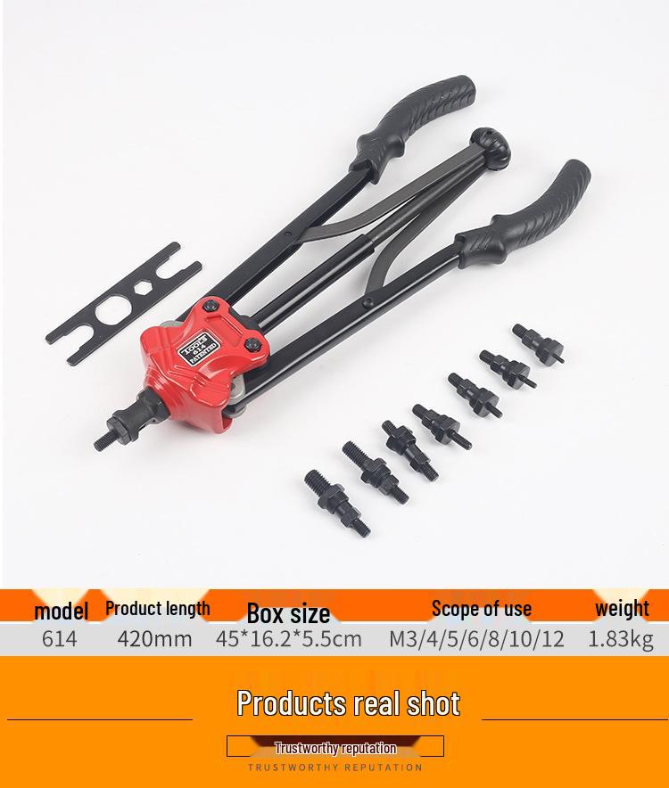 BT-606 Double Handle Rivet Nut Gun M3-M8 Tool