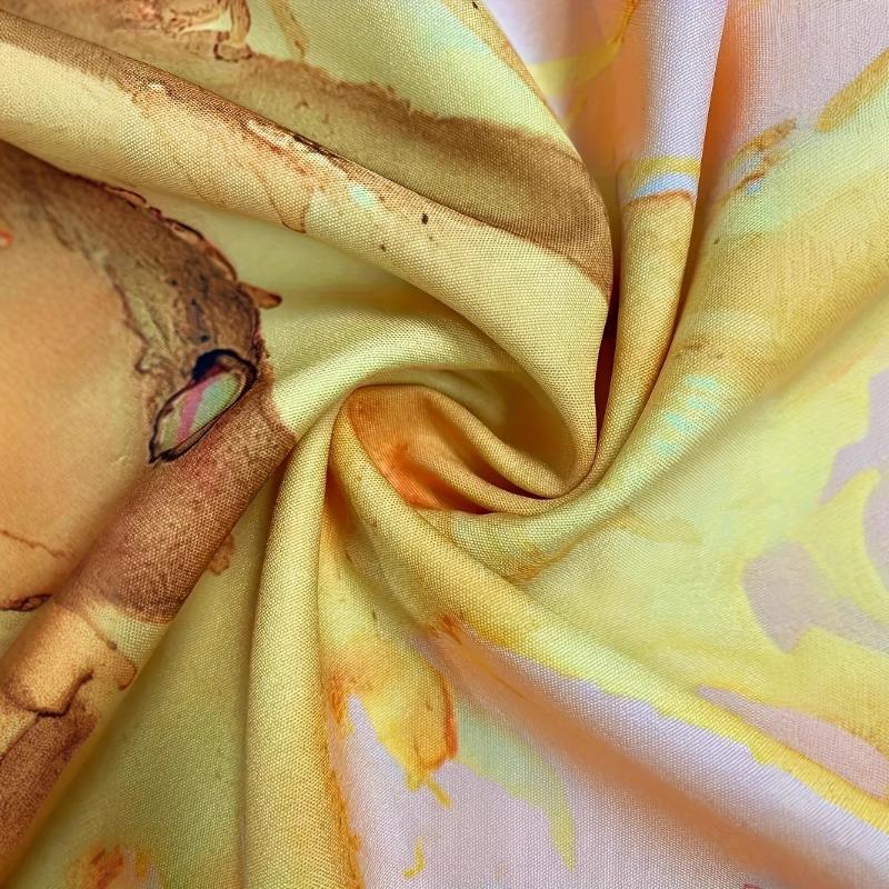 Comfortable Round-neck Loose Casual Printed Set