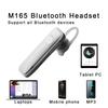Bluetooth Headset Stereo Wireless Earplug Noise Reduction Unilateral Business Headset Tws Mini Portable M165 4.0 Sports