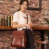 2025 Autumn/Winter Women's Genuine Leather Waterproof Backpack - Simple, Versatile for Travel, School, and Business