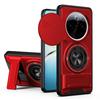 KEYSION Magnetic Phone Case for IQOO Z10 5G Slide Camera Protection Upright Kickstand 360° Ring Shockproof Cover for IQOO Z10