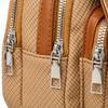 Women's PU Shoulder Bag Multi-compartment Double-use Handbag Soft Leather Crossbody Bag