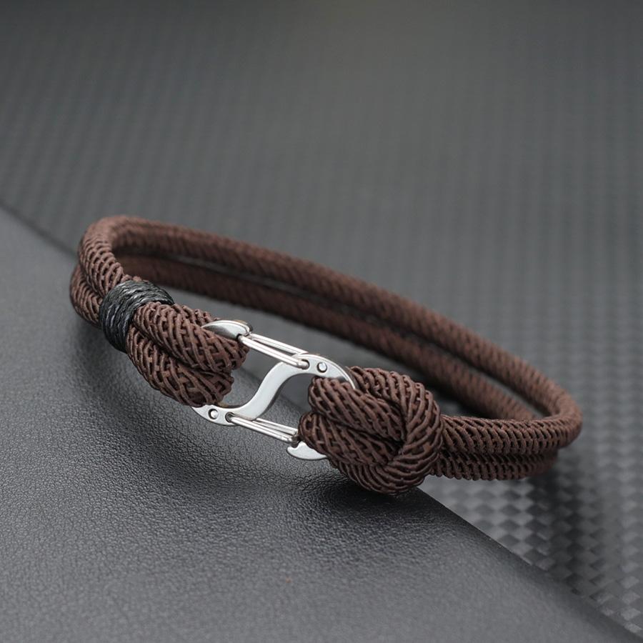 New 6 Colors Men Bracelet A Grade 4mm Milan Cord Chain Brazalete Stainless Steel Clasp Wrap Braclet Homme Bileklik Erkek