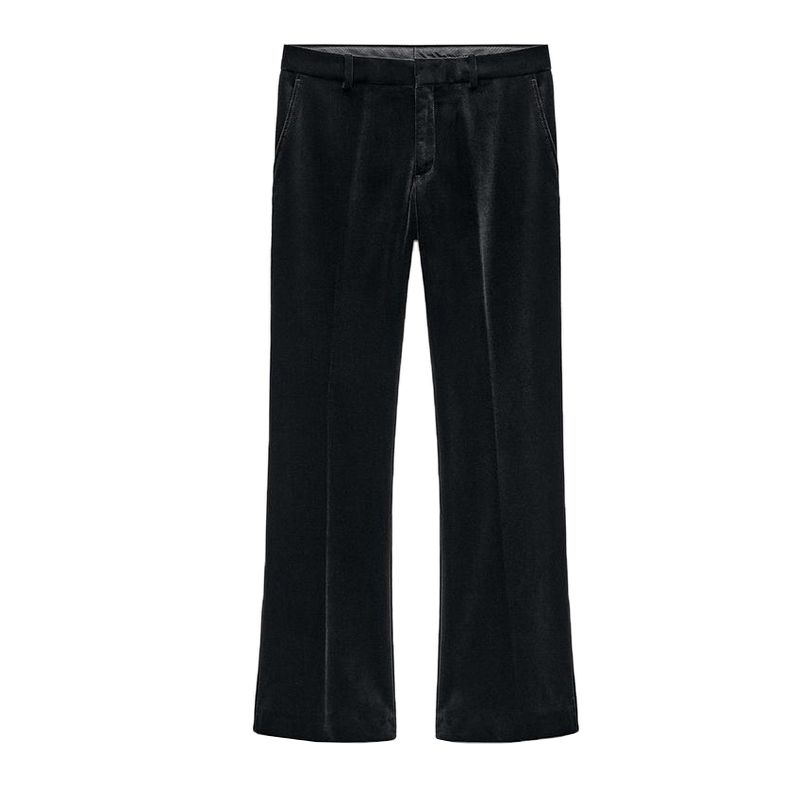 

Fall and Winter New Women s Clothing Comfort and Casual Pants 3736249 Velvet Commuter Suit Outwear 3736261 Black pants L