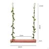 Bird Parrot Perch Hanging Hammock Chewing Indoor Outdoor Exercise Toy