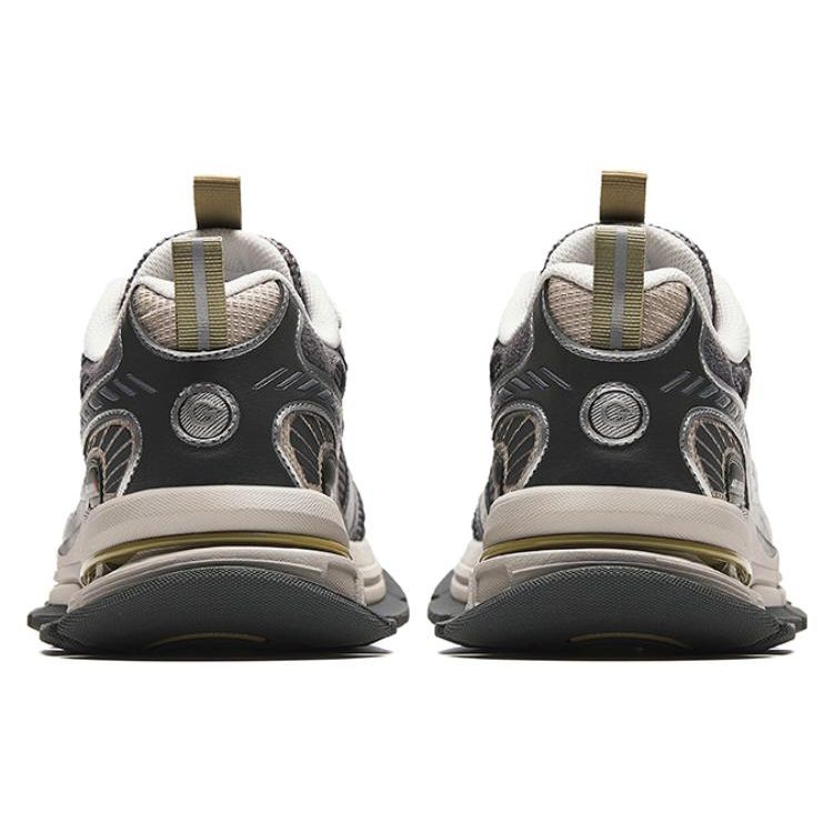 Anta Men's Champion Collection G01 Running Shoes Grey Black White Silver 112348805A-2