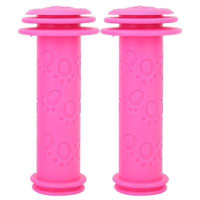 Children S Kids Bike Scooter Handle Bar Anti Slip Grips Bicycle Handlebar Grips(rose Red)
