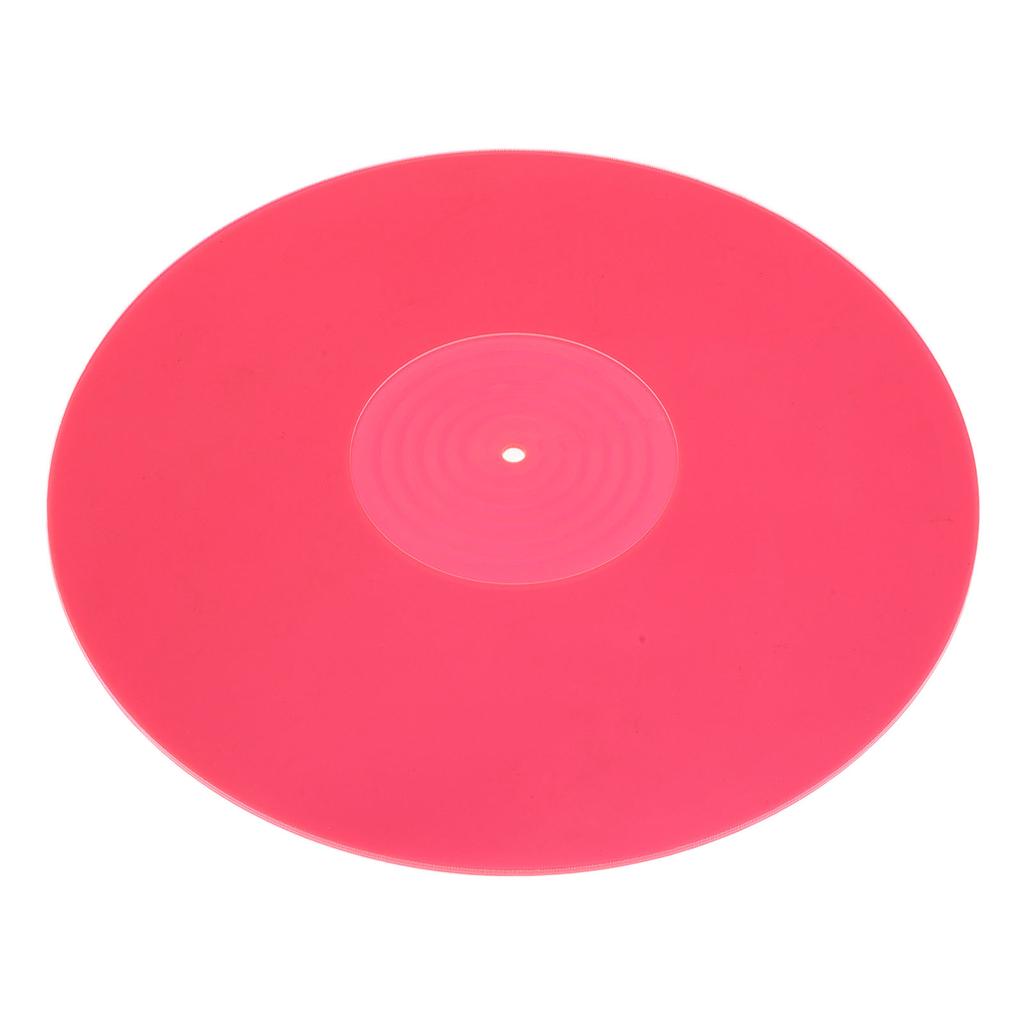 Record Turntable Pad Anti Static Acrylic Improve Sound Quality Professional Turntable Slipmat for 12 Inch Record