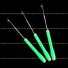 3Pcs Baits Boilie Drill Stringer Hook Needle Portable Fishing Splicing Needle Baits Drill Needle Baiting Rig Needle