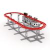 Technical With Motor Loop Roller Coaster Model Building Block Bricks Diy Model Toys Birthday Christmas Gifts