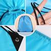 1pc Lightweight & Durable Drawstring Backpack - Ideal for Travel, Yoga, Gym, Outdoor Camping & Hiking | Polyester Sports Bag with Utility Pocket