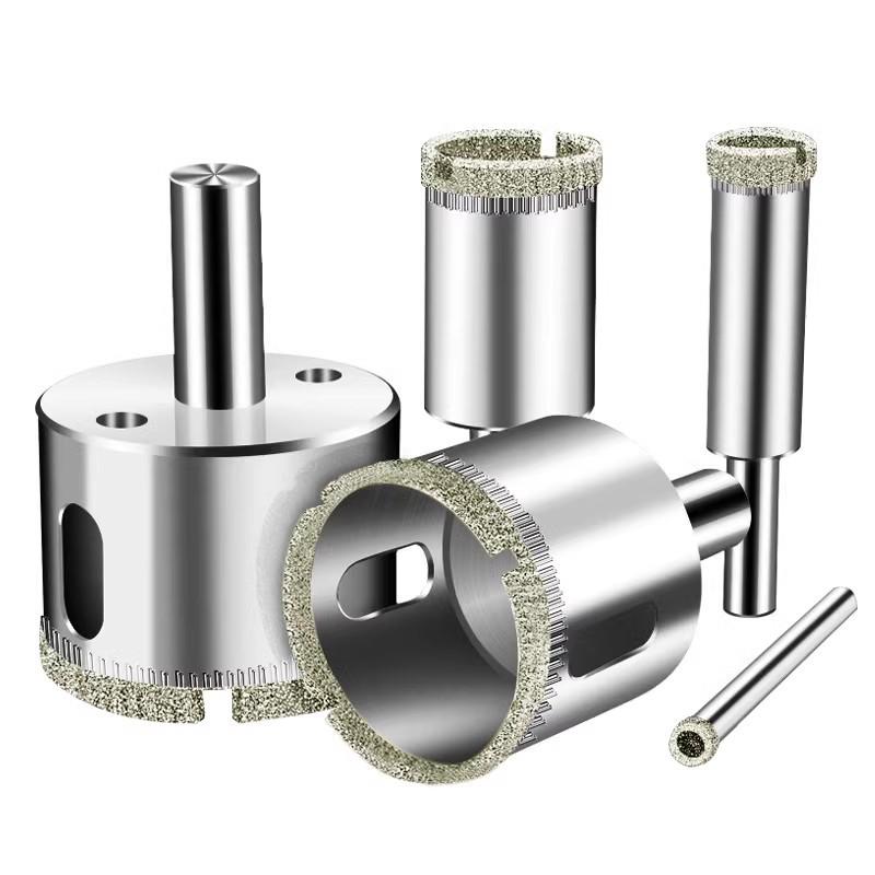 Emery Glass & Tile Drill Bit, 3-200mm Rotary Hole Saw for Marble