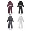 RS Womens Tracksuit Set Hooded Sweatshirt Jacket Pants Clean Fit American Sport Style Streetwear