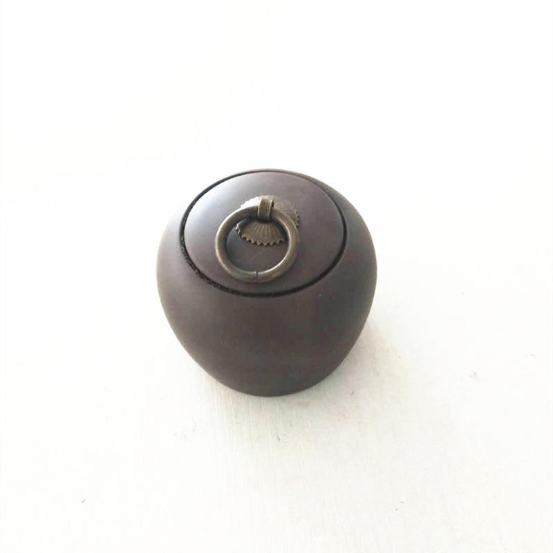 Tea Can Purple Clay Ceramic Tea Jar Sealed Storage Tank Ceramic Porcelain Storage Jar Household Candy Coffee Bean Sealed Tank