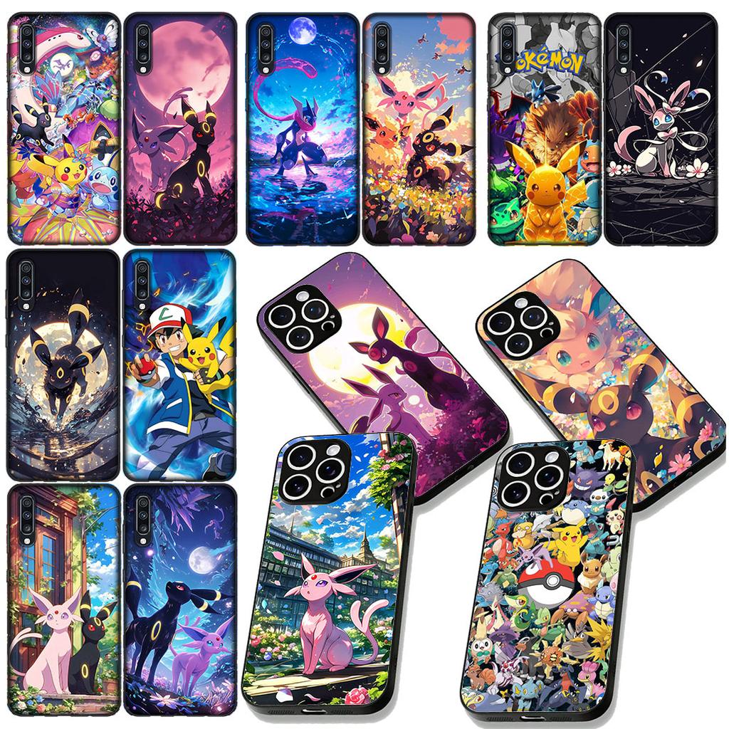 Espeon P-Pokemons Umbreon P-Pikachus Phone Cover for Xiaomi Redmi Note 12 11 10 A3 Pro 10A 10C 12C Note12 5G Protective Case
