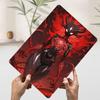 Póster Impreso de Figura Abstracta Roja y Negra Arte de Pared Personalizado Letreros Metálicos de Lata Retro Vintage para Decoración Decoración de Sala de Estar