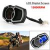 12V 13000RPM Universal LCD Motorcycle Speedometer Odometer RPM Speed Fuel Gauge